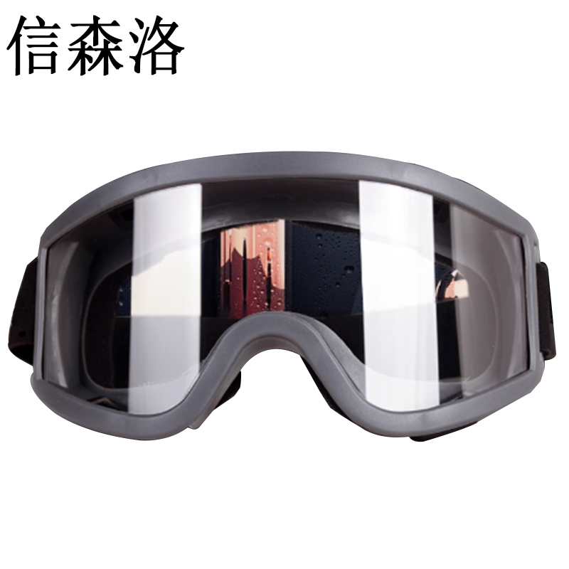 信森洛 防尘防雾护目镜 黑色 个