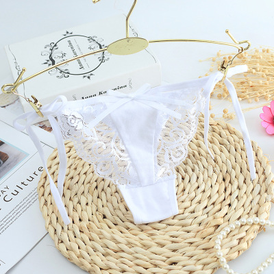 女士系带丁字裤 女t裤绑带内裤 性感丁字裤舒适丁裤女式