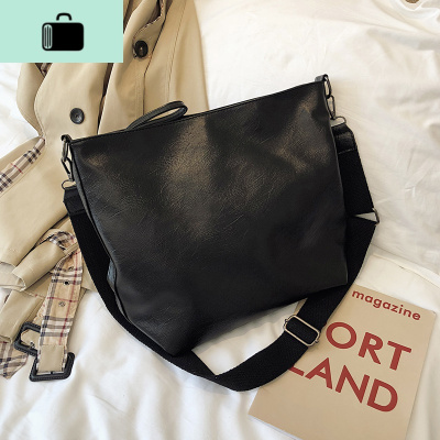 单肩包大包包女2020新款潮韩版百搭斜挎包软包包大容量时尚托特包NEW LAKE女士单肩包