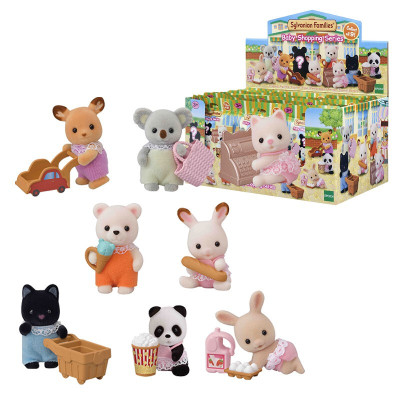森贝儿家族盲盒寻宝袋女孩过家家玩具森林动物家族玩偶模型盲盒寻宝袋宝宝购物节盲盒1袋