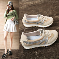 网面阿甘鞋女款透气2026新款夏季浅口单鞋软底不累脚板鞋