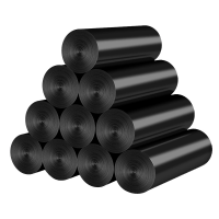 华敏 平口垃圾袋 40*50 16只/卷 100卷 箱