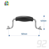 双孔锅盖把手 炒锅配件大锅盖提手 不锈钢盖锅盖帽通用防烫 FENGHOU B中心孔距95mm
