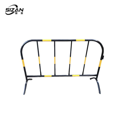 斯赞 安全护栏 铁马护栏32mm外管 黄管1.5*1米 个