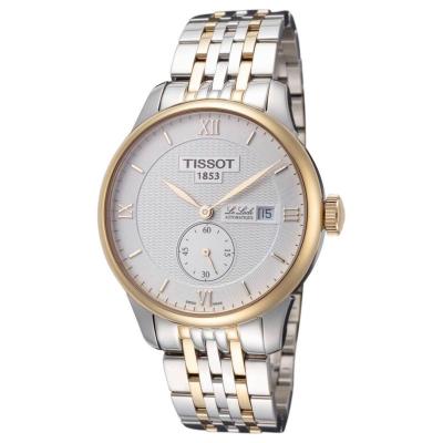 TISSOT 男士T-Classic自动手表 经典气质商务腕表简约双眼计时自动机械表