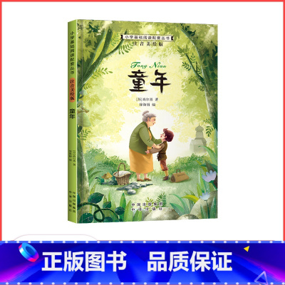 童年 [正版]满29元小学基础阅读配套丛书注音美绘版——童年(单册塑封)