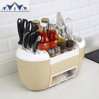 厨房置物架调味料收纳盒架子调料架调味品刀架用品油盐酱醋收纳架 三维工匠