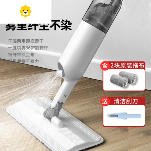 喷水拖把家用喷雾免手洗无水印一拖净干湿两用墩布的拖地器 JING PING 喷水拖把（免手洗）