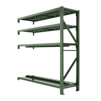 DXBG消防铁锹镐农具摆放架安保装备器材存放架绿色盾牌货架盾牌架重型-副架