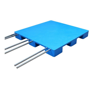 宁储 塑料托盘 平板九脚托盘 120*120*14cm+6钢 张