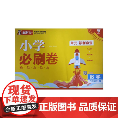 2025版理想树小学必刷卷 六年级下册 数学 阶段检测巩固提分 苏教版