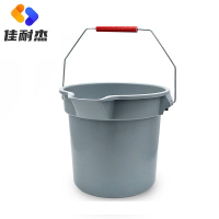 佳耐杰 塑料圆形刻度拖布桶保洁水桶 小号10L/个