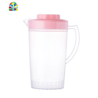 茶壶冷水壶凉水壶家用凉水杯壶塑料耐热高温大容量果汁壶凉杯 FENGHOU 北欧绿+三杯