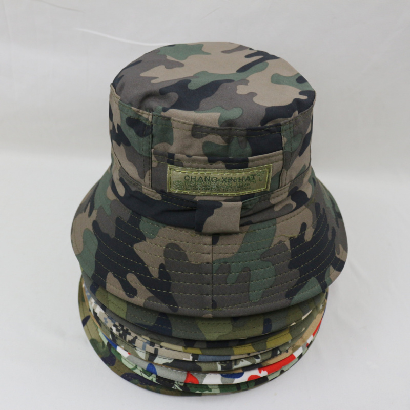 二代战术迷彩奔尼帽户外渔夫帽防晒圆边帽骑行徒步登山可调节E18