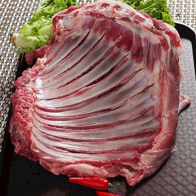 赛卡伊 带皮去骨羊肉内蒙散养新鲜现宰羊后腿肉带皮羊排批发烧烤火锅