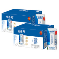 [8月生产]伊利安慕希希腊风味酸奶 原味205g*10盒*2箱