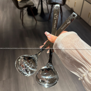 可爱小熊汤勺漏勺带挂钩316不锈钢考拉[汤勺]+panda[漏勺]