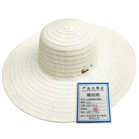 暖居顺 人造草编织草帽 42cm 顶