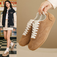 2026德迅鞋女春季新款韩版ins女学生休闲运动百搭阿甘鞋街拍