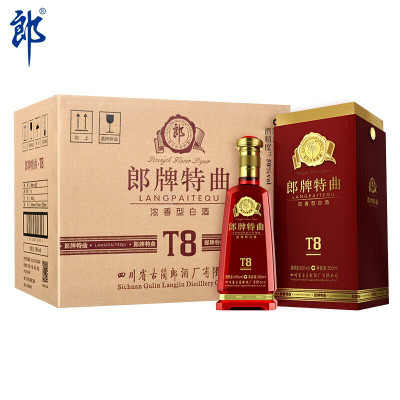 郎酒郎牌特曲T850度500ml*6整箱装浓香型白酒