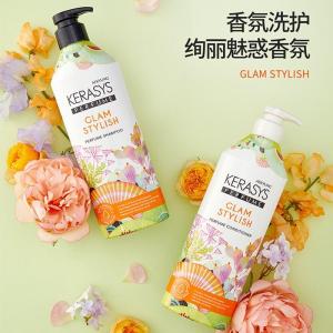 爱敬 科娜洗丝AEKYUNG KeraSys 经典香氛护发素?绚丽魅惑600ml(黄护)