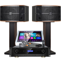 山水(SANSUI)FK-101 家用电视客厅音响套装 大音箱 10吋三分频10单音响+功放+话筒+500G点歌机