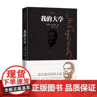 我的大学 高尔基自传体小说陆风译 高中初中一二三年级寒暑假课外阅读世界名著 外国经典文学人民文学出版社图书籍