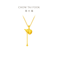 周大福大福红葫芦圆珠足金金吊坠计价(工费:420元)EOF231