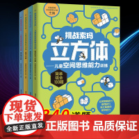 挑战索玛立方体儿童空间思维能力训练全套4册立体几何空间思维大挑战3-6-9岁益智游戏书索玛立方体的书全脑潜能开发小学生益