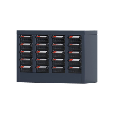 臻远 ZYLJG-W59 零件柜 20抽透明无门小号 526*220*355