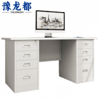 豫龙都钢制办公桌1.6m张