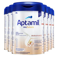 爱他美(Aptamil)白金德文版HMO 婴儿配方奶粉1段 (0-6个月) 800g 德爱白金 * 6罐装