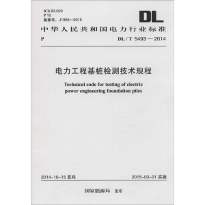 [M]电力工程基桩检测技术规程-9158024257809
