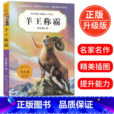 [正版]羊王称霸(升级版) 中外动物小说精品初中三四五六年级小学生课外必读书籍10-12-15岁少儿童阅读物图书狼王梦
