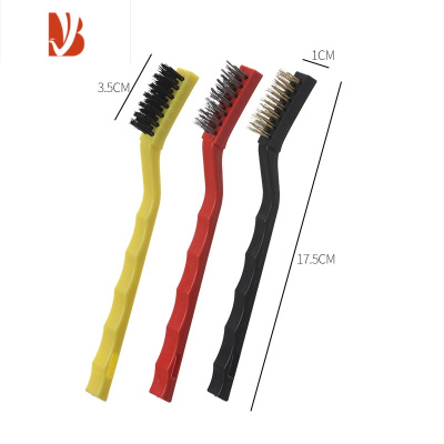三维工匠日式煤气灶清洁刷厨房用品大全灶台油烟机缝隙清洁器铁刷钢丝刷