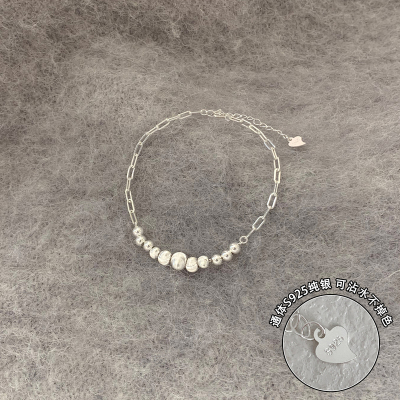 s925纯银镭射猫眼珠手链女轻奢小众时髦个性手串高级感配饰潮送女朋友老婆情人节七夕生日礼物