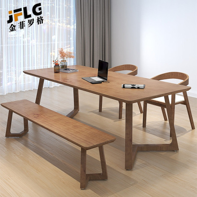 金菲罗格客厅书桌学习桌实木长桌