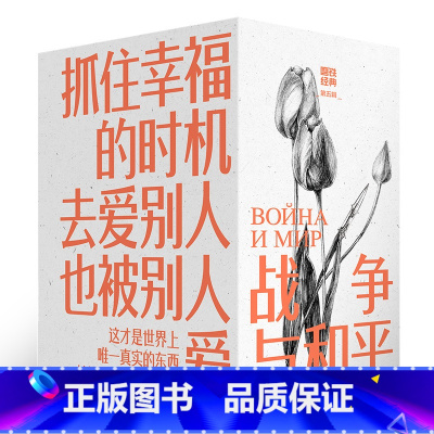 [全4卷]磨铁经典第5辑:战争与和平 [正版]全4册战争与和平 经典第5辑 列夫·托尔斯泰 外国小说 经典世界名著文学战