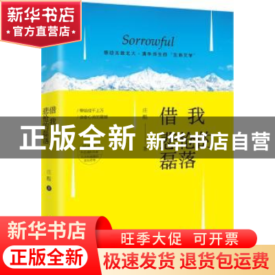 正版 借我悲怆的磊落 庄酷著 海南出版社 9787544364911 书籍