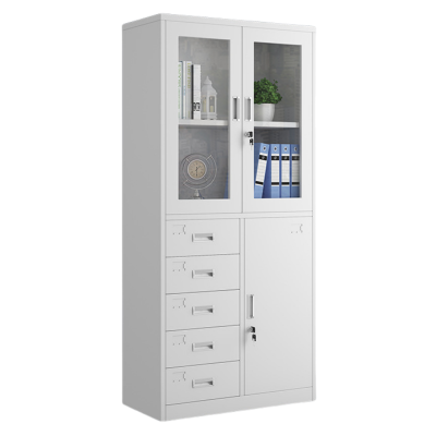 凌迪星偏五斗文件柜850*390*1800mm台