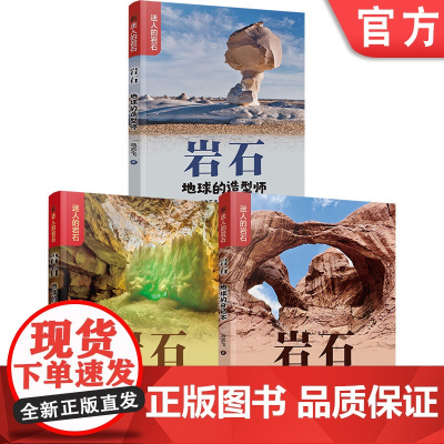 套装 基教分社 岩石:地球的日记本+岩石:地球的珍宝盒+岩石:地球的造型师(全3册)马志飞 地球 地理启蒙 机械工业