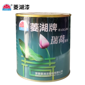菱湖漆 2Kg 醇酸调和漆 奶油 桶