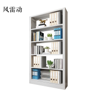 风雷动钢制书架置物架图书馆单双面书店阅览室学校档案架资料架