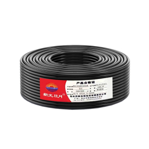 新光日月聚氯乙烯绝缘软电线电缆护套线 RVV(白/黑)(3芯)1.5平方/每米