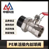 中锦科技 PE单活接球阀 内丝球阀 PE63[2寸] 个