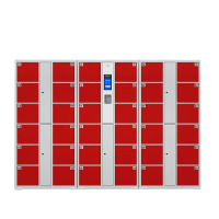 晋舰电子存包柜商场超市智能物品寄存柜员工衣物储存柜 36门人脸识别