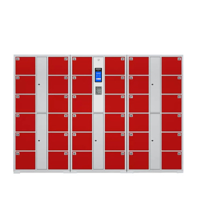 晋舰电子存包柜商场超市智能物品寄存柜员工衣物储存柜 36门人脸识别