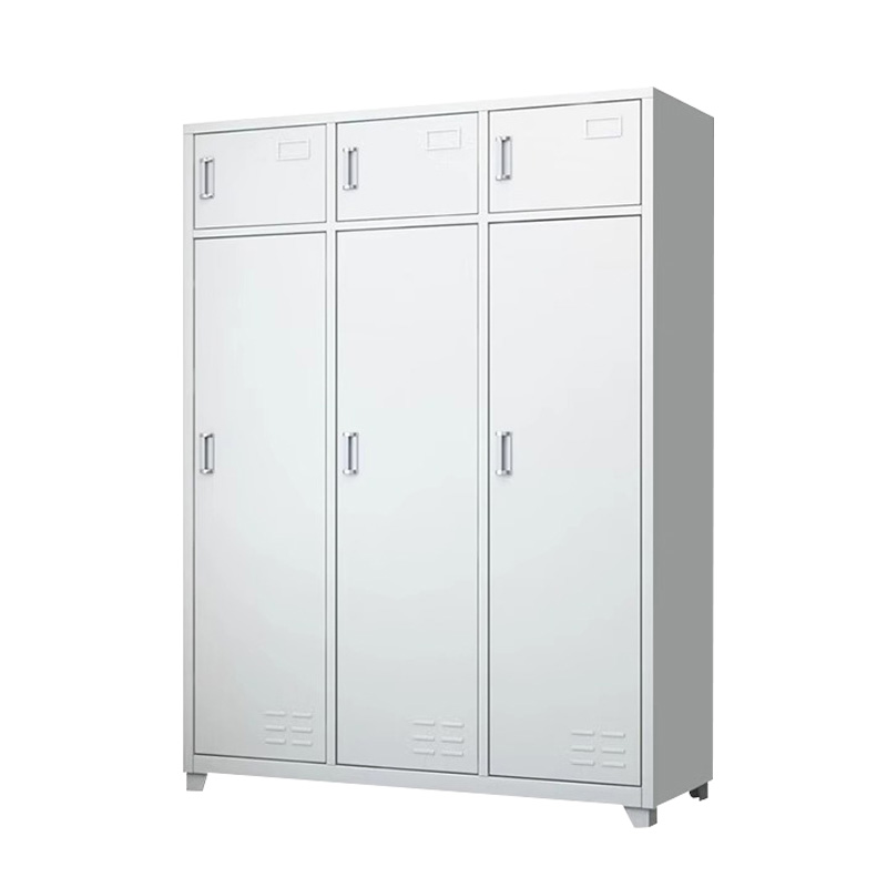 乙壬钢制衣柜存储柜储物柜三门内务柜