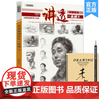 讲透素描体系一本通3 2023励尚文化霍星光素描石膏几何体静物石膏像人物头像头带手半身像临摹范本美术高考联考教材教程画册