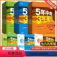 同步练习[人教版]语数英物政史地生8科全套 八年级下 [正版]2024五年中考三年模拟七八九年级上下册人教版语文数学英语